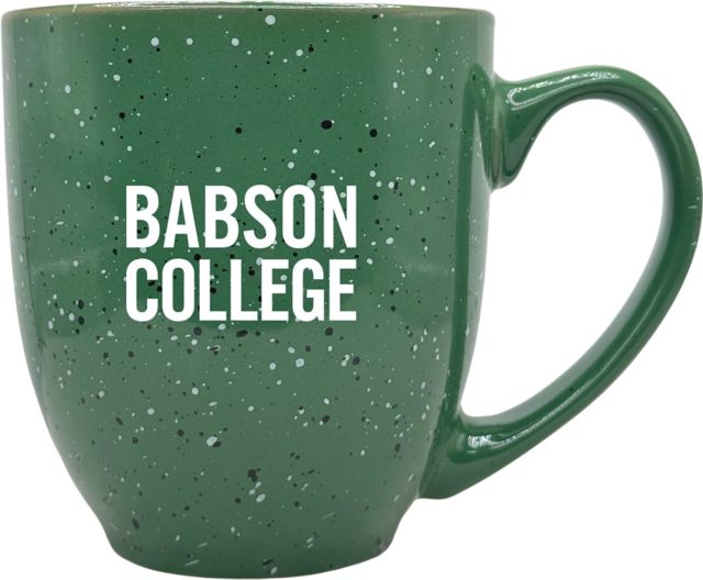 Babson College 16 oz. Laser Engraved Bistro Mug