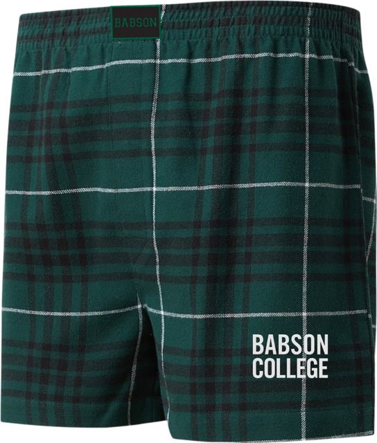 Babson College Flannel Boxer Shorts