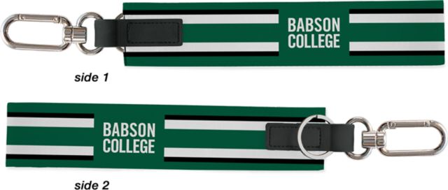 Babson College Carabiner Strap Keychain
