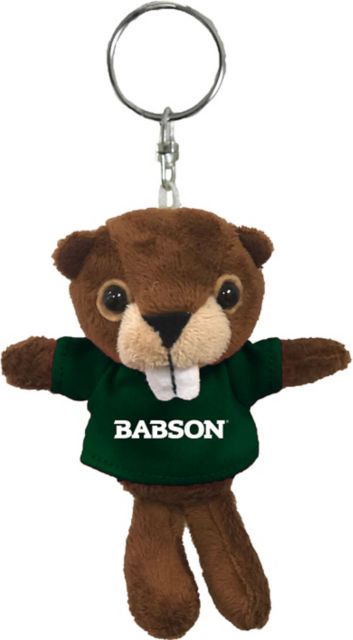Babson College Plush Keychain
