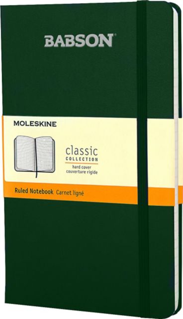 Babson College Large Rule Moleskin