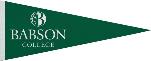 Babson College 12"X30" Full Color Pennant