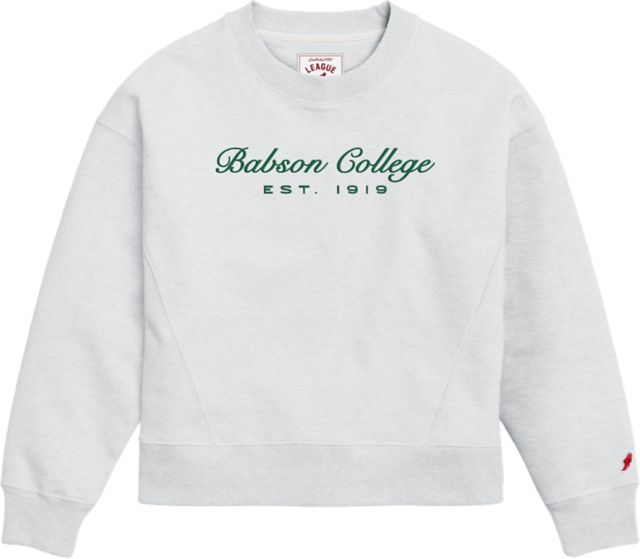 Babson College Beavers Women's Boxy Crewneck Sweatshirt