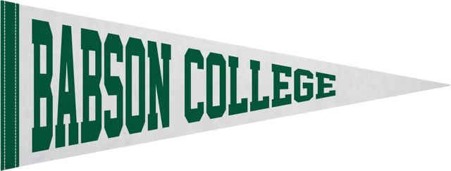 Babson College 9x24 Pennant