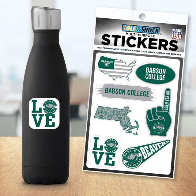 Babson College 7.5'' x 7.5'' Sticker Sheet