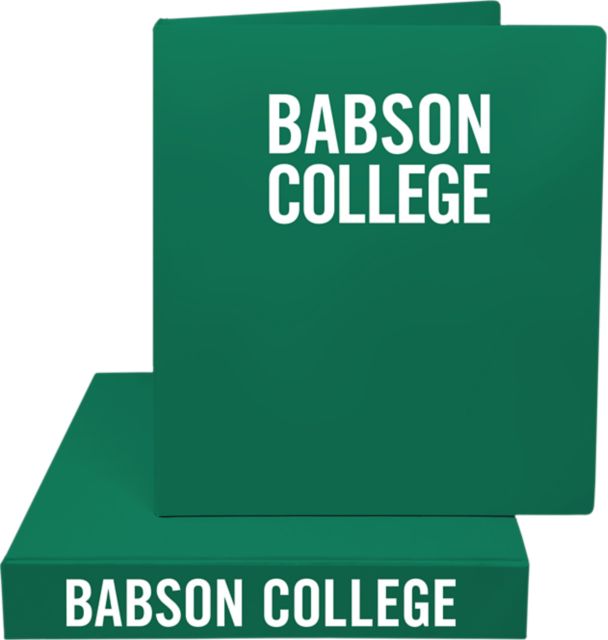 Babson College 1.5'' Vinyl Binder