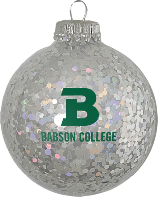 Babson College Sparkle Ball Ornament: Babson College