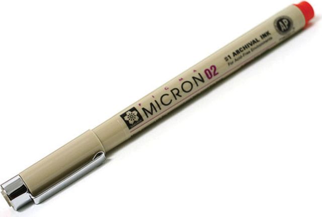 MICRON PEN .30MM RED