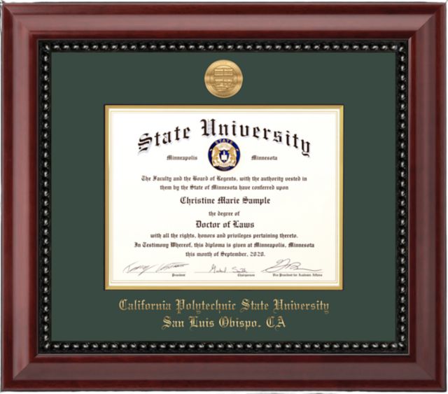 Cal Poly 8.5x11 Summit Diploma Frame