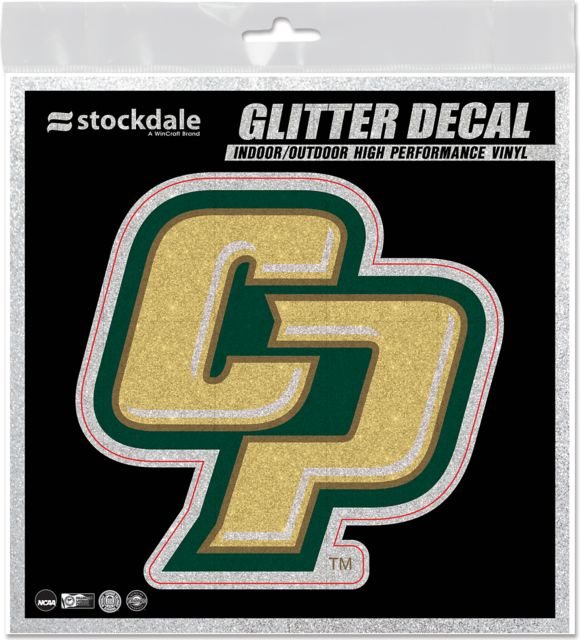 Cal Poly 6x6 in. Glitter Decal