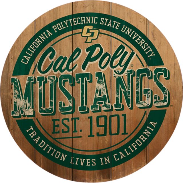 Cal Poly Barrel Top Wall Mount 26''x26'' - ONLINE ONLY