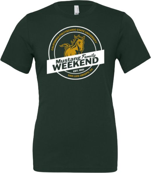 Cal Poly Mustang Family Weekend Short Sleeve T-Shirt