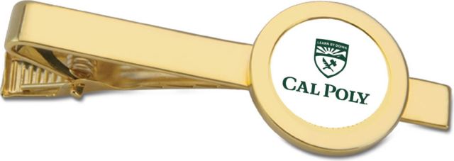 CSI Gold Tie Bar With Colored Medallian - ONLINE ONLY