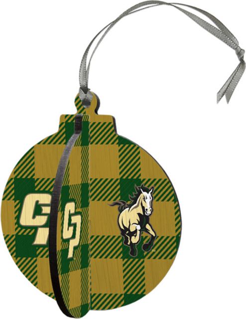 Cal Poly 3D Round Ornament