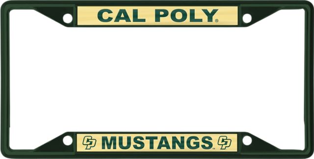 Cal Poly Mustangs License Plate Frame