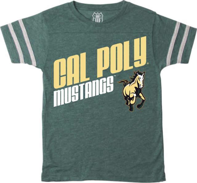 Cal Poly Youth Boy's Mustangs Backfield Short Sleeve T-Shirt