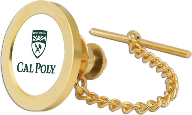 CSI Goldtie Tack/Lapel Pin Gift Boxed With Colored Medallion - ONLINE ONLY