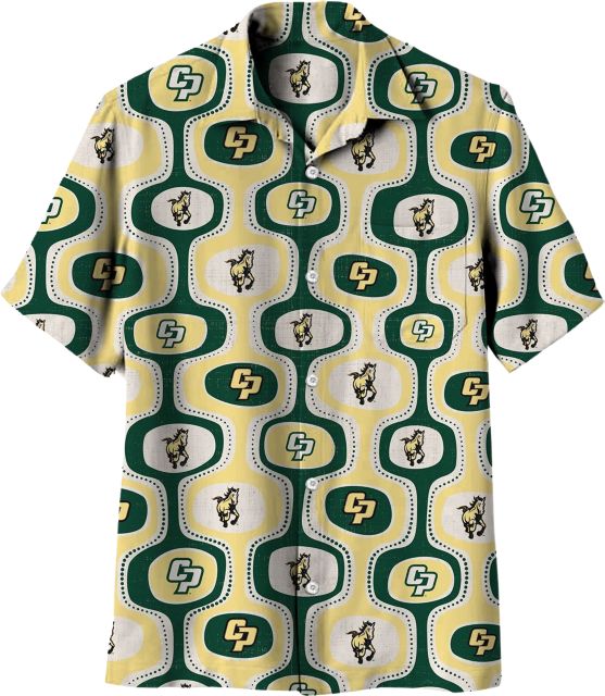 Cal Poly Woven Hawaiian Button Up