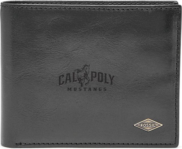 Fossil Leather Ryan RFID Flip ID Bifold - Black - ONLINE ONLY