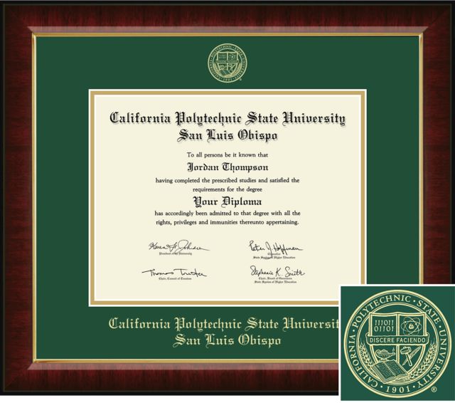 Church Hill Classics Embossed Diploma Frame. Bachelors, Masters  - ONLINE ONLY