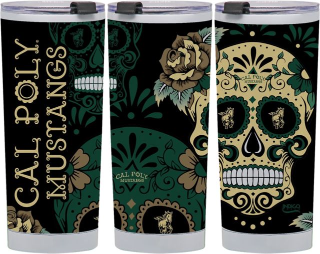 Cal Poly Dia De Los Muertos 24 oz. Stainless Steel Tumbler
