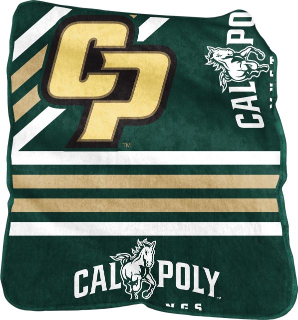 Cal Poly Raschel Throw