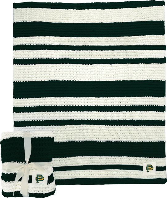 Cal Poly Vintage Collection 50'' x 60'' Cable Knit Throw Blanket