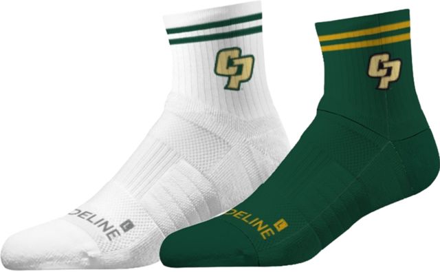 Cal Poly Half Calf Socks - 2 Pack