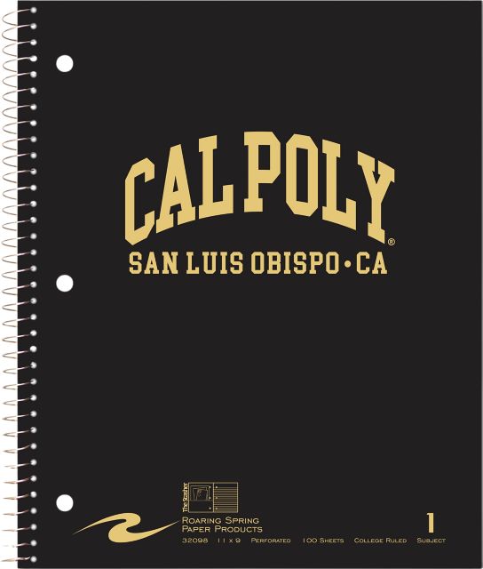 Cal Poly Notebook 100-Sheet