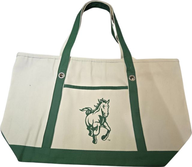 Cal Poly Mustangs Canvas Zipper Tote Bag