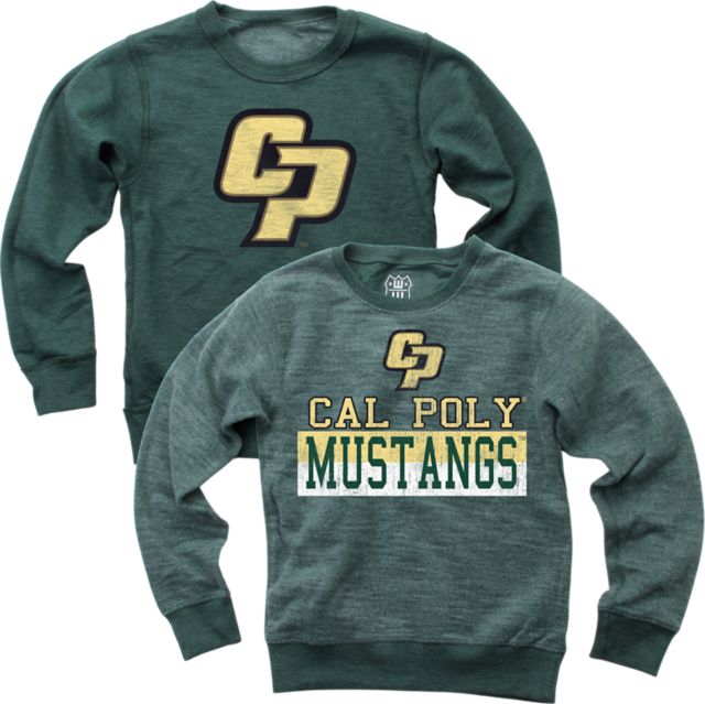 Cal Poly Mustangs Boys Reverse Crewneck Sweatshirt