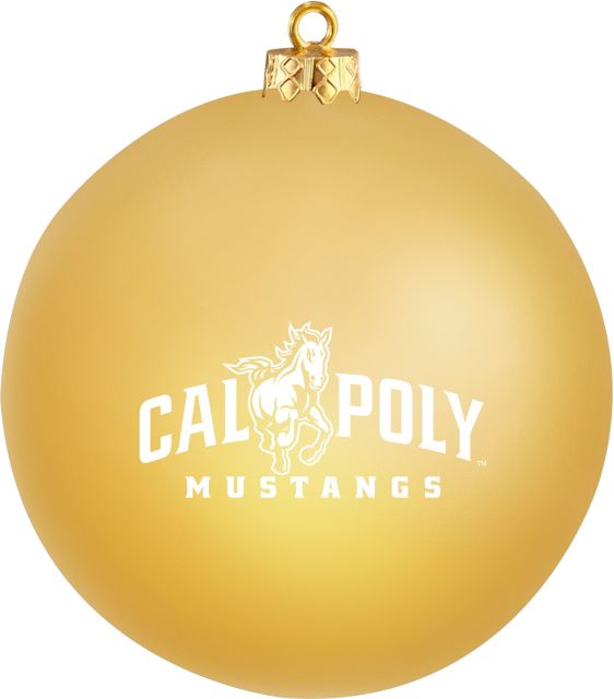 Cal Poly Mustangs Round Shatterproof Ornament