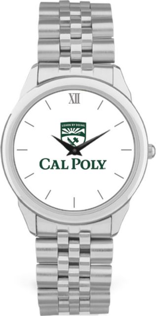 CSI Men's Silver Rolled Link Withristwithatch (Gift Box) With Colored Medallion - ONLINE ONLY