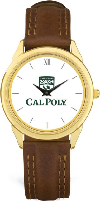 CSI Brownleather Wristwatch With  Colored Medallion - ONLINE ONLY