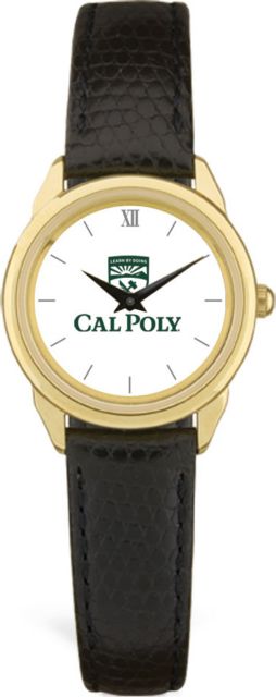 CSI Women's Black Leather Watch(Gift Boxed) With Colored Medallion - ONLINE ONLY