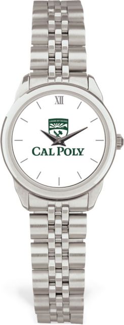 CSI Women's Silver Rolled Link Watch (Gift Boxed)  With Colored Medallion - ONLINE ONLY