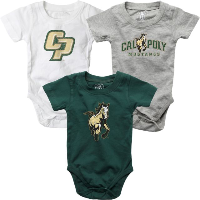 Cal Poly Infant Bodysuit 3-Pack