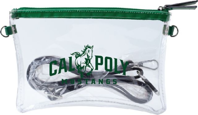 Cal Poly Crossbody Clear Bag