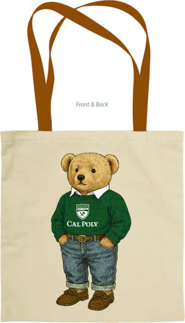 Cal Poly Bear Tote Bag