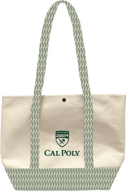 Cal Poly Heavyweight Snap Tote Bag