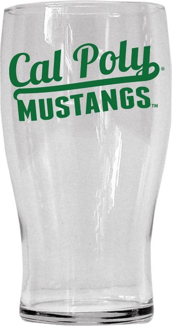 Cal Poly Mustangs 20 oz. Pub Glass