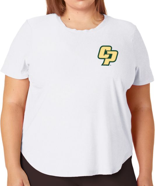 Cal Poly Beyond Yoga Featherweight On The Down Low Tee - Plus Size