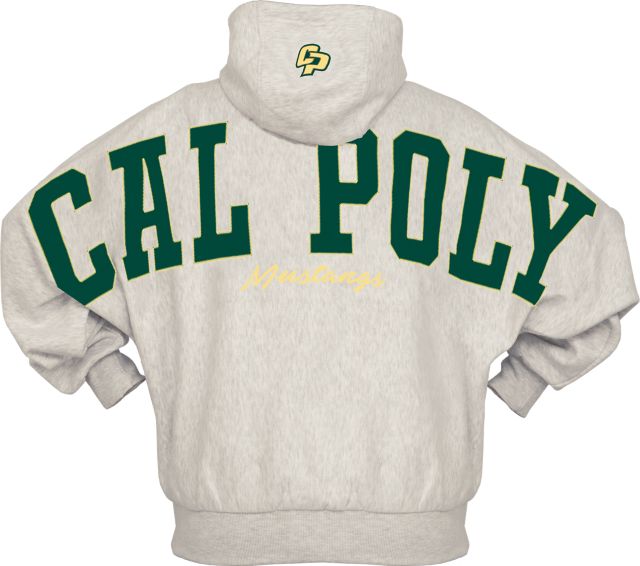 Cal Poly Mustangs Women's Oversized Hooded Sweatshirt