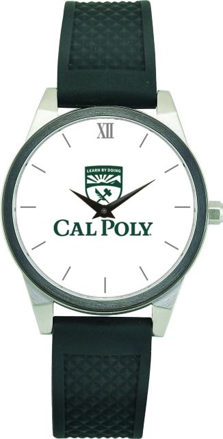 CSI Women's Wristwatch (Gift Boxed) With Black Silicone Strap And Color Medallion. - ONLINE ONLY
