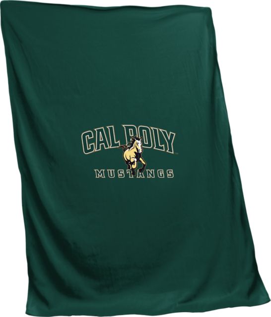 Cal Poly 84x54 Mustangs Sweatshirt Blanket