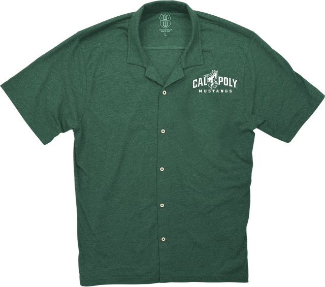 Cal Poly Youth Button Down Short Sleeve Shirt