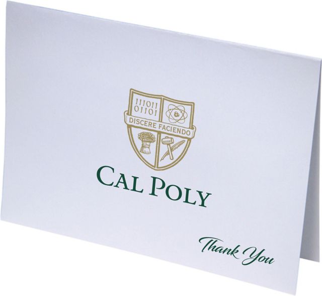 Cal Poly Thank You Notecards 10-Pack