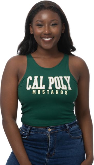 Cal Poly Mustangs Women's Crop Tank Top