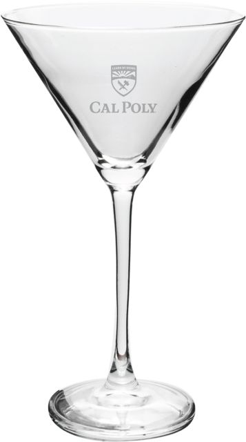 Cal Poly 10 oz. Martini Glass