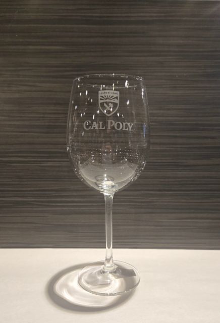Cal Poly 19 oz. Wine Glass